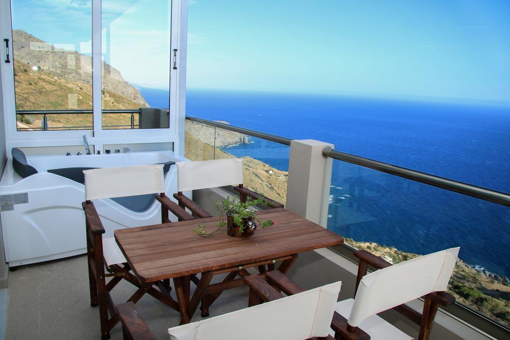 Akrotiri Panorama - Luxury Apartments With Sea View Rodakino Zewnętrze zdjęcie