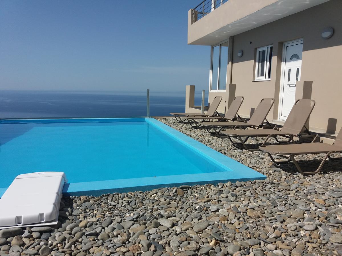 Akrotiri Panorama - Luxury Apartments With Sea View Rodakino Zewnętrze zdjęcie